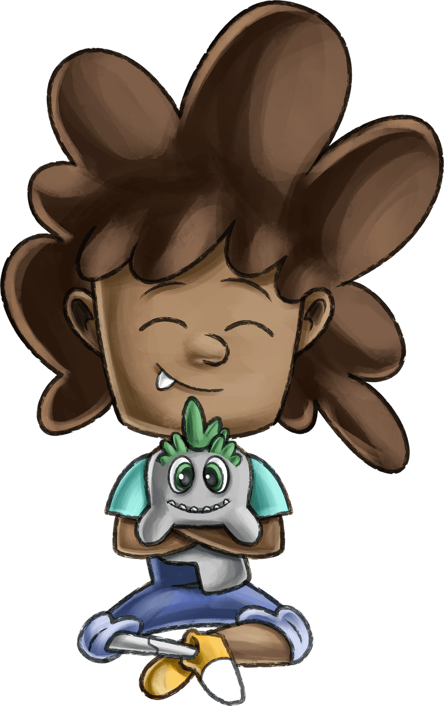 Girl with Grop